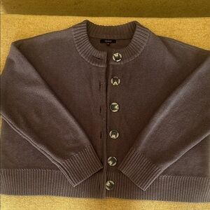 Quince Women’s Heather Brown Cardigan